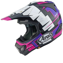 ARAI MX-V EVO BATTLE PURPLE MOTOCROSS HELMET