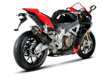 AKRAPOVIC SLIP-ON LINE CARBON MUFFLER SYSTEM W/CARBON END CAP FOR APRILIA RSV4 09-14/TUONO V4 11-16