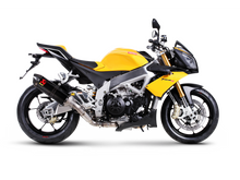 AKRAPOVIC SLIP-ON LINE CARBON MUFFLER SYSTEM W/CARBON END CAP FOR APRILIA RSV4 09-14/TUONO V4 11-16