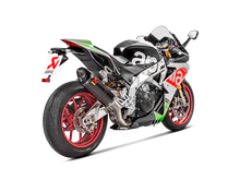 AKRAPOVIC SLIP-ON LINE CARBON MUFFLER SYSTEM W/CARBON END CAP FOR APRILIA RSV4/TUONO V4 17-20