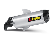 AKRAPOVIC SLIP-ON LINE STAINLESS STEEL MUFFLER SYSTEM W/CARBON END CAP FOR APRILIA SRV 850 12-16/GILERA GP 800 08-15