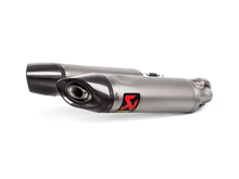 AKRAPOVIC SLIP-ON LINE TITANIUM MUFFLER SYSTEM W/CARBON END CAP FOR APRILIA SHIVER 900 17-20