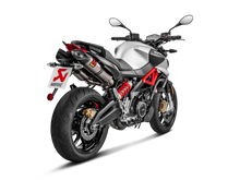 AKRAPOVIC SLIP-ON LINE TITANIUM MUFFLER SYSTEM W/CARBON END CAP FOR APRILIA SHIVER 900 17-20