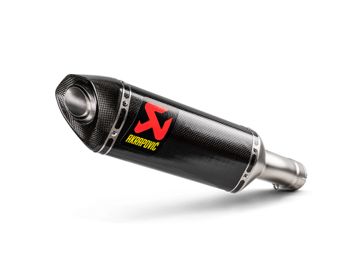 AKRAPOVIC SLIP-ON LINE CARBON MUFFLER SYSTEM W/CARBON END CAP FOR BMW S 1000 RR/M 1000 RR 19-UP