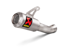 AKRAPOVIC SLIP-ON LINE TITANIUM MUFFLER SYSTEM W/TITANIUM END CAP FOR HONDA CBR1000RR 17-19