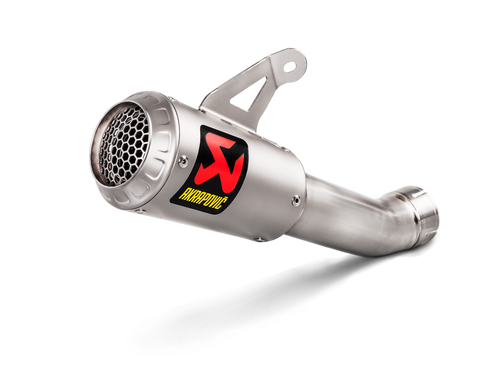 AKRAPOVIC SLIP-ON LINE TITANIUM MUFFLER SYSTEM W/TITANIUM END CAP FOR HONDA CBR1000RR 17-19