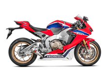 AKRAPOVIC SLIP-ON LINE TITANIUM MUFFLER SYSTEM W/TITANIUM END CAP FOR HONDA CBR1000RR 17-19