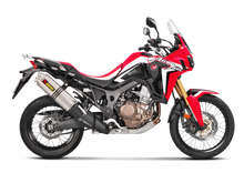 AKRAPOVIC SLIP-ON LINE TITANIUM MUFFLER SYSTEM W/TITANIUM END CAP FOR HONDA CRF1000L AFRICA TWIN 18-19