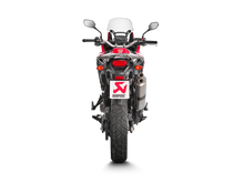 AKRAPOVIC SLIP-ON LINE TITANIUM MUFFLER SYSTEM W/TITANIUM END CAP FOR HONDA CRF1000L AFRICA TWIN 18-19