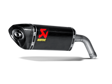 AKRAPOVIC SLIP-ON LINE CARBON MUFFLER SYSTEM W/CARBON END CAP FOR HONDA MSX 125/GROM 13-15