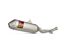 AKRAPOVIC SLIP-ON LINE TITANIUM MUFFLER SYSTEM W/TITANIUM END CAP FOR HONDA CRF300L/RALLY 21-UP