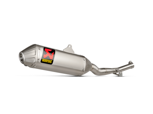 AKRAPOVIC SLIP-ON LINE TITANIUM MUFFLER SYSTEM W/TITANIUM END CAP FOR HONDA CRF300L/RALLY 21-UP