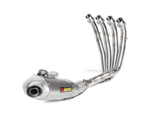 AKRAPOVIC RACING LINE TITANIUM EXHAUST SYSTEM W/TITANIUM END CAP FOR HONDA CB650F/CBR650F 14-18/CBR650R 19-23