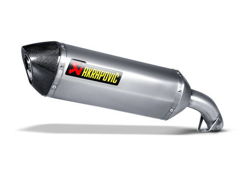 AKRAPOVIC SLIP-ON LINE TITANIUM MUFFLER SYSTEM W/CARBON END CAP FOR HONDA VFR800F 14-16/VFR800X CROSSRUNNER 15-16