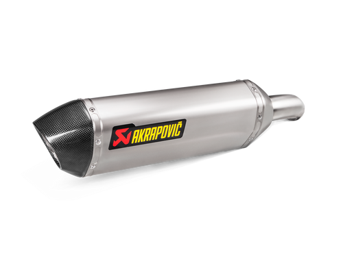 AKRAPOVIC SLIP-ON LINE TITANIUM MUFFLER SYSTEM W/CARBON END CAP FOR HONDA VFR800F 17-20/VFR800X CROSSRUNNER 17-20