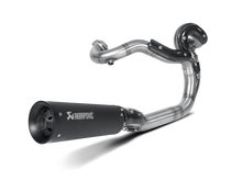 AKRAPOVIC OPEN LINE BLACK TITANIUM EXHAUST SYSTEM W/BLACK END CAP & CARBON HEAT SHIELD FOR HARLEY-DAVIDSON V-ROD VRSCF/VRSCDX 09-16 MODELS