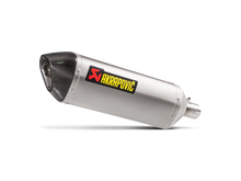 AKRAPOVIC SLIP-ON LINE TITANIUM MUFFLER SYSTEM W/CARBON END CAP FOR KAWASAKI VERSYS-X 250/VERSYS-X 300 17-20