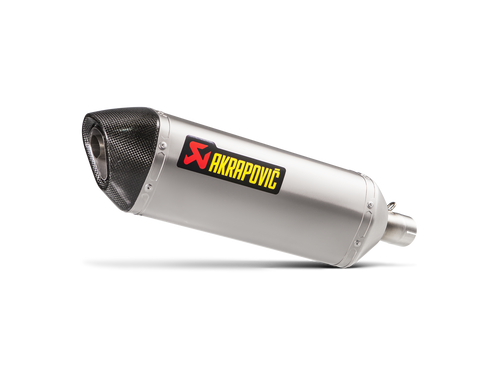 AKRAPOVIC SLIP-ON LINE TITANIUM MUFFLER SYSTEM W/CARBON END CAP FOR KAWASAKI VERSYS-X 250/VERSYS-X 300 17-20