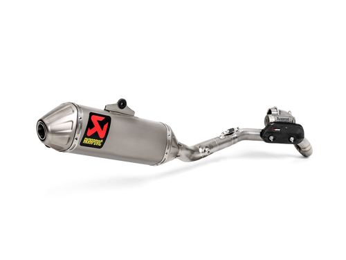 AKRAPOVIC EVOLUTION LINE TITANIUM EXHAUST SYSTEM W/TITANIUM END CAP FOR KAWASAKI KX 450 F 19-20