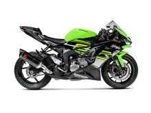 AKRAPOVIC SLIP-ON LINE CARBON MUFFLER SYSTEM W/CARBON END CAP FOR KAWASAKI NINJA ZX-6R 09-UP