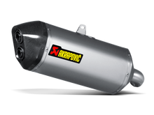 AKRAPOVIC SLIP-ON LINE TITANIUM MUFFLER SYSTEM W/CARBON END CAP FOR SUZUKI V-STROM 1000 14-16