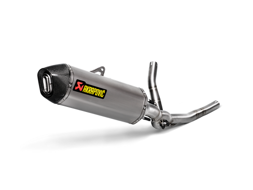 AKRAPOVIC RACING LINE TITANIUM EXHAUST SYSTEM W/CARBON END CAP FOR SUZUKI V-STROM 650 17-UP