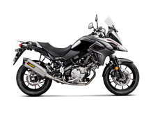 AKRAPOVIC RACING LINE TITANIUM EXHAUST SYSTEM W/CARBON END CAP FOR SUZUKI V-STROM 650 17-UP