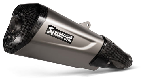 AKRAPOVIC SLIP-ON LINE STAINLESS STEEL MUFFLER SYSTEM FOR VESPA GTV 300/SEI GIORNI/TECH 21-UP