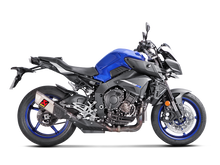 AKRAPOVIC SLIP-ON LINE TITANIUM MUFFLER SYSTEM W/TITANIUM END CAP FOR YAMAHA MT-10/FZ-10 16-21