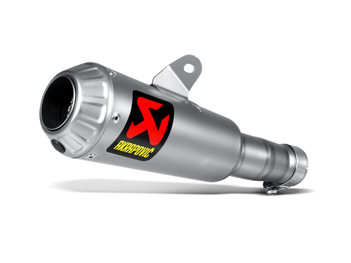 AKRAPOVIC SLIP-ON LINE TITANIUM MUFFLER SYSTEM W/TITANIUM END CAP FOR YAMAHA YZF-R6 06-UP