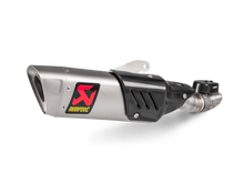 AKRAPOVIC SLIP-ON LINE TITANIUM MUFFLER SYSTEM W/TITANIUM END CAP FOR YAMAHA YZF-R6 17-UP