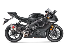 AKRAPOVIC SLIP-ON LINE TITANIUM MUFFLER SYSTEM W/TITANIUM END CAP FOR YAMAHA YZF-R6 17-UP