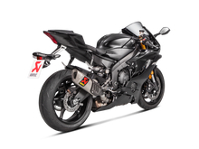 AKRAPOVIC SLIP-ON LINE TITANIUM MUFFLER SYSTEM W/TITANIUM END CAP FOR YAMAHA YZF-R6 17-UP