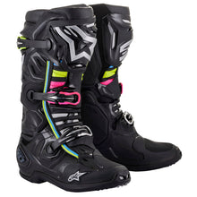 ALPINESTARS TECH 10 SUPERVENTED BOOTS - BLACK/HUE