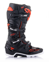 ALPINESTARS TECH 7 ENDURO BOOTS BLACK RED FLURO