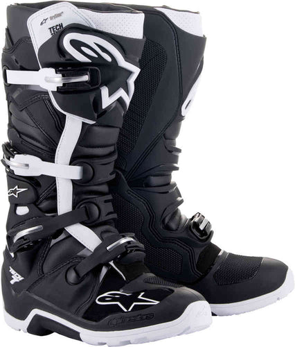 ALPINESTARS TECH 7 DRYSTAR ENDURO BOOTS - BLACK/WHITE