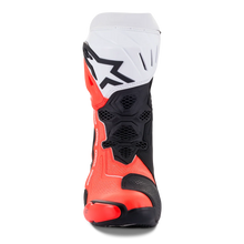 ALPINESTARS SUPERTECH R V2 VENTED BLACK/WHITE/FLURO RED BOOTS