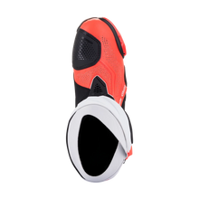 ALPINESTARS SUPERTECH R V2 VENTED BLACK/WHITE/FLURO RED BOOTS