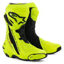 ALPINESTARS SUPERTECH R V2 VENTED FLURO YELLOW/BLACK BOOTS