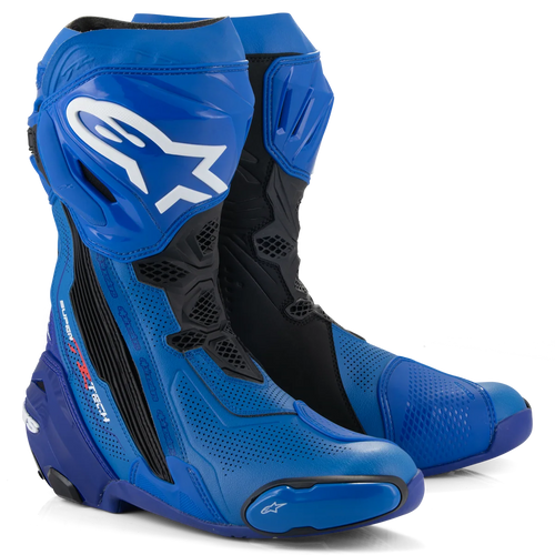 ALPINESTARS SUPERTECH R V2 VENTED BLUE/BLACK BOOTS