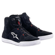 ALPINESTARS CHROME BLACK/COOL GREY/FLURO RED RIDING SHOES