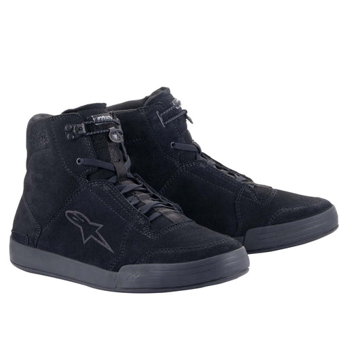 ALPINESTARS CHROME BLACK/BLACK RIDING SHOES