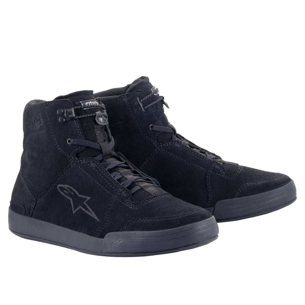 ALPINESTARS CHROME BLACK/BLACK RIDING SHOES