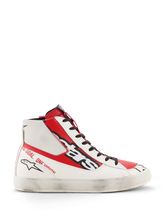 ALPINESTARS STATED FLAIR WHITE/BRIGHT RED SHOES