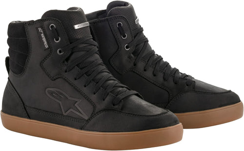 ALPINESTARS J6 WATERPROOF RIDE SHOE - BLACK/GUM