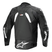 ALPINESTARS GP PLUS R V4 RIDEKNIT LEATHER JACKET - BLACK WHITE