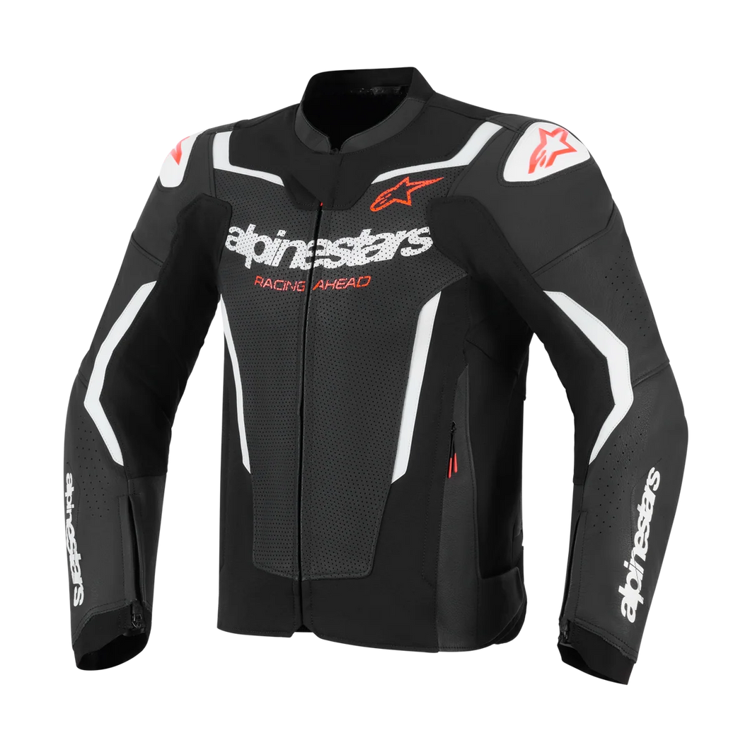 ALPINESTARS GP FORCE V2 AIR LEATHER BLACK/WHITE JACKET