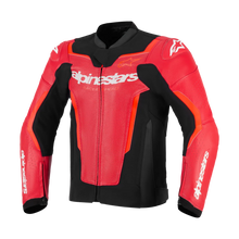 ALPINESTARS GP FORCE V2 AIR LEATHER RED/FLURO RED JACKET