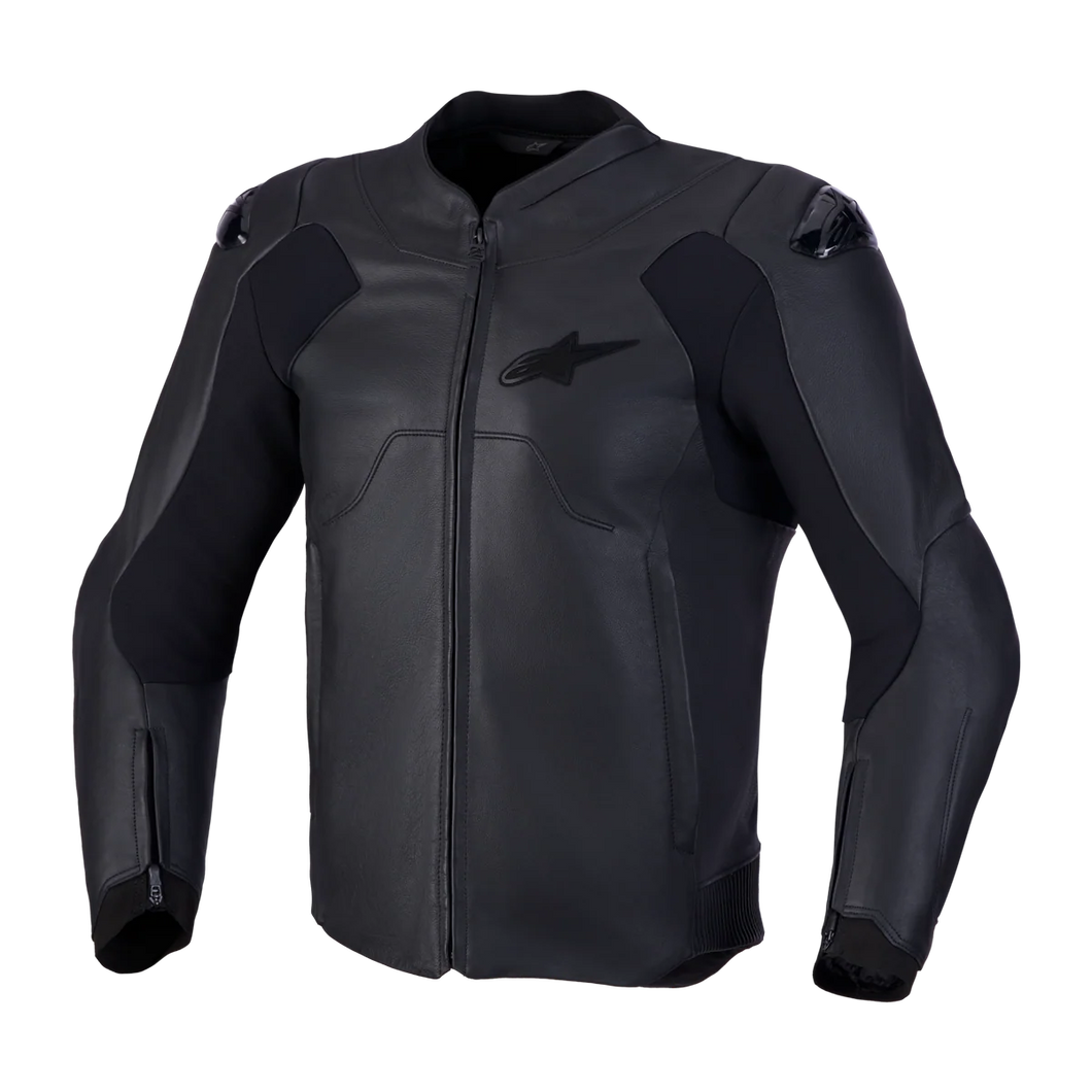 ALPINESTARS CALIBER V2 LEATHER BLACK/BLACK JACKET