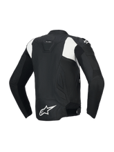 ALPINESTARS DUSK AIRFLOW LEATHER BLACK/WHITE JACKET